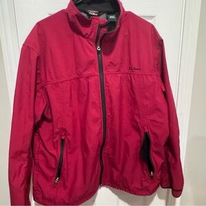 Vintage L.L. Bean Red Windbreaker Jacket
